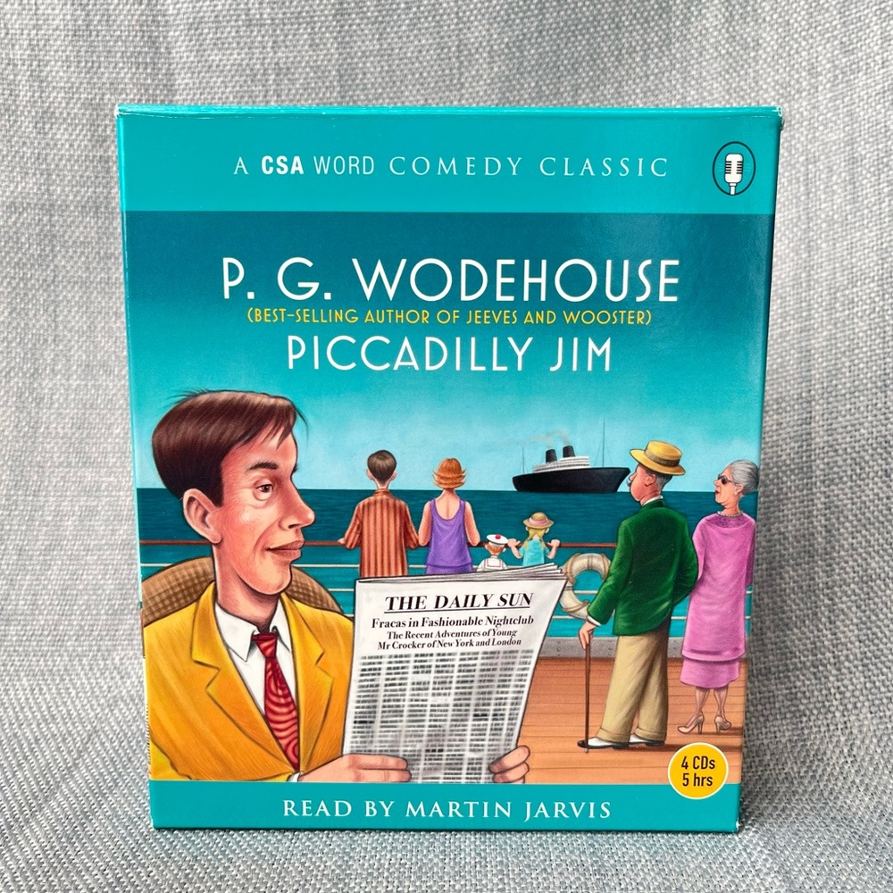 Piccadilly Jim Audiobook CD Set P. G. Wodehouse Classic Comedy Absurd Hilarity